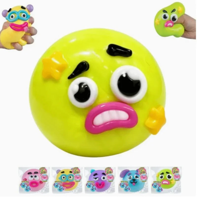 NEW Smushers Squishy, Curiosities Dog Face Swap Squishy Toy, Soft Moldable Cute Slow Rise Squeeze Toy, DIY Toys, Relaxing Sensor