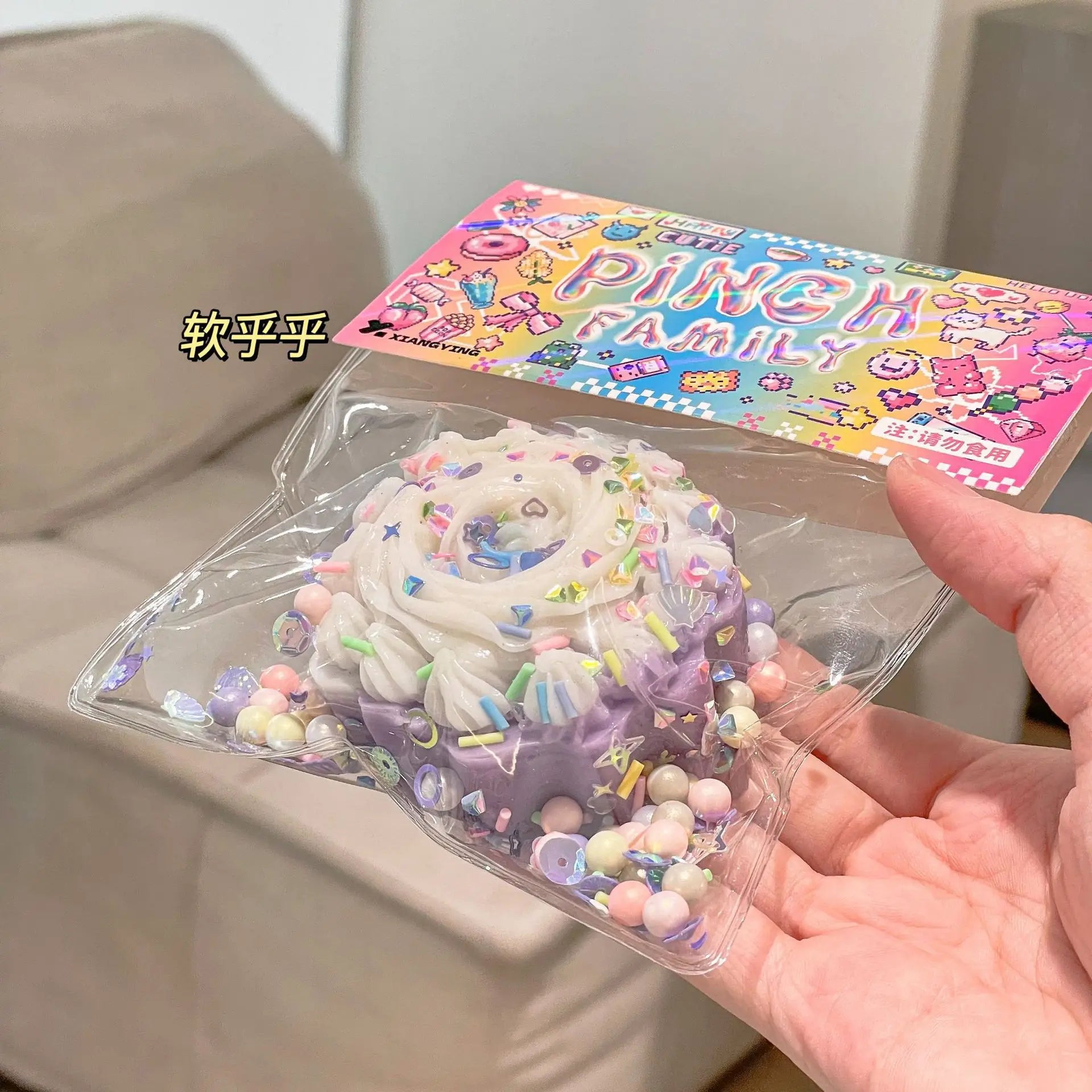 Squishy Simulated Cake Squeeze Toy Fidgets Toys Squishy Toy Soft Slow Rebound Stress Relief Squeeze Toy Realistic Adult Gifts