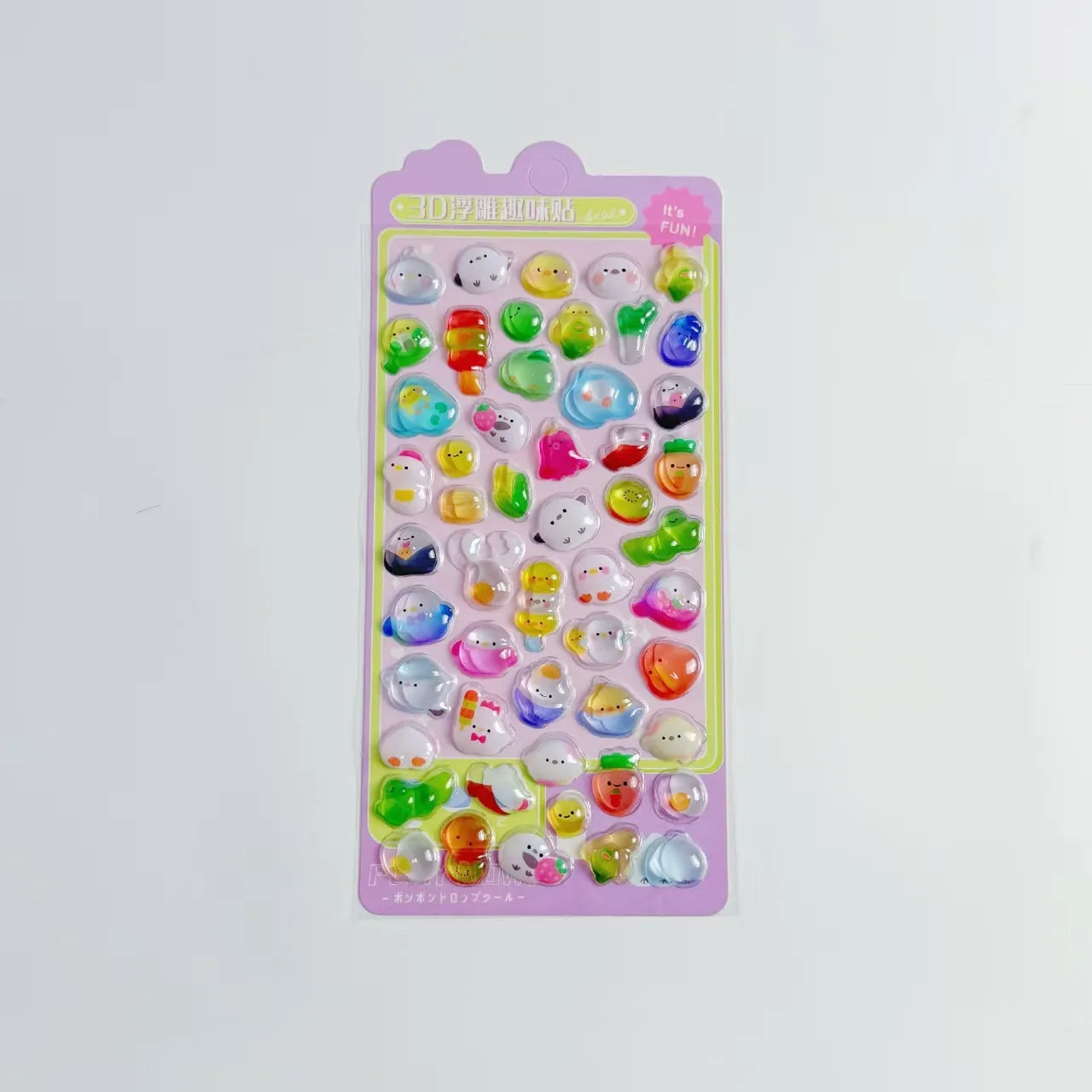 Squishy Butt 3D Stickers Cute Cartoon Bear Rabbit Pinch Decompression Toy For Scrapbooking Journal Phone Case DIY Decor