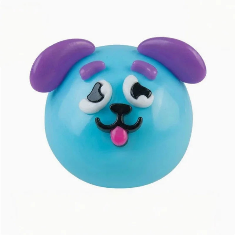 NEW Smushers Squishy, Curiosities Dog Face Swap Squishy Toy, Soft Moldable Cute Slow Rise Squeeze Toy, DIY Toys, Relaxing Sensor