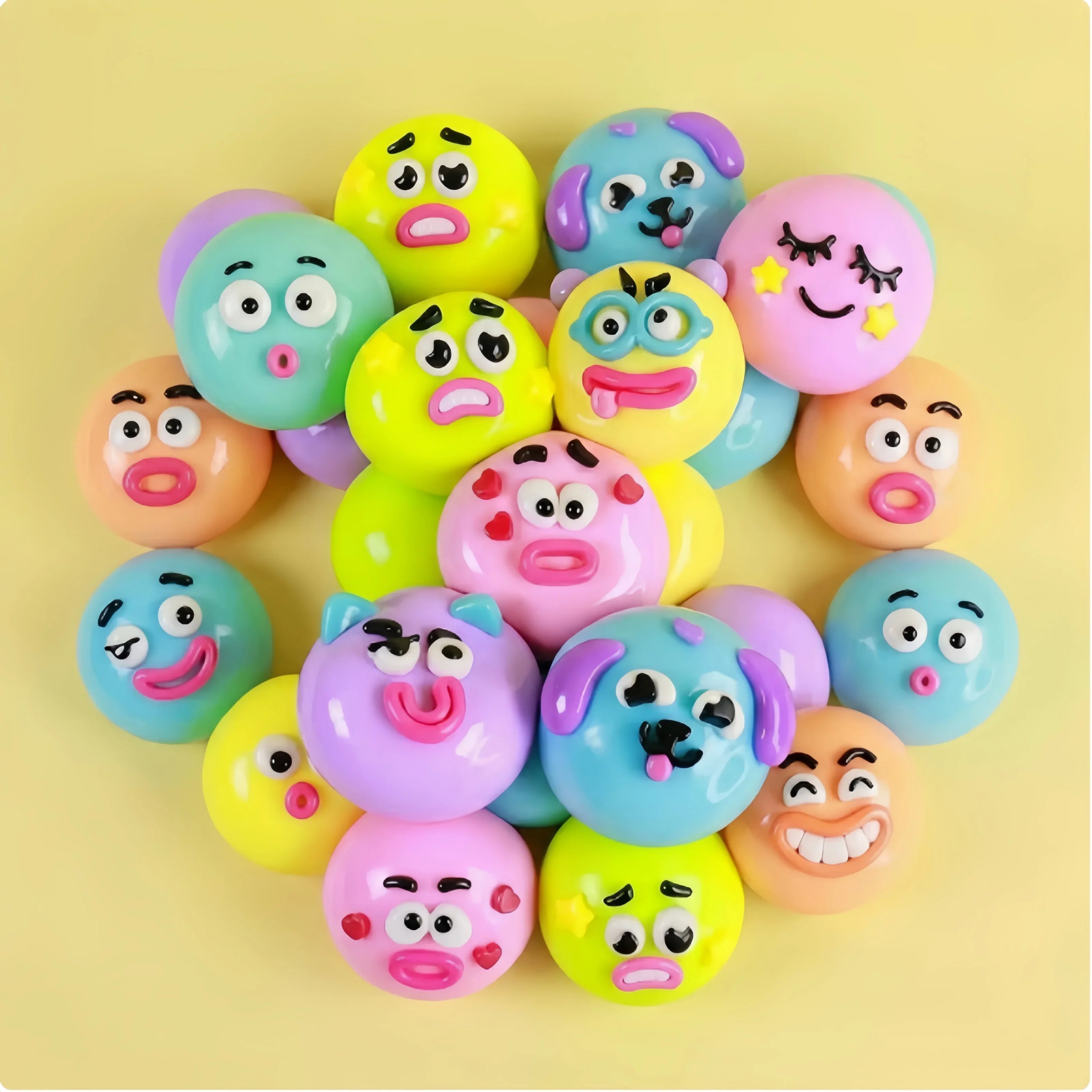 NEW Smushers Squishy, Curiosities Dog Face Swap Squishy Toy, Soft Moldable Cute Slow Rise Squeeze Toy, DIY Toys, Relaxing Sensor