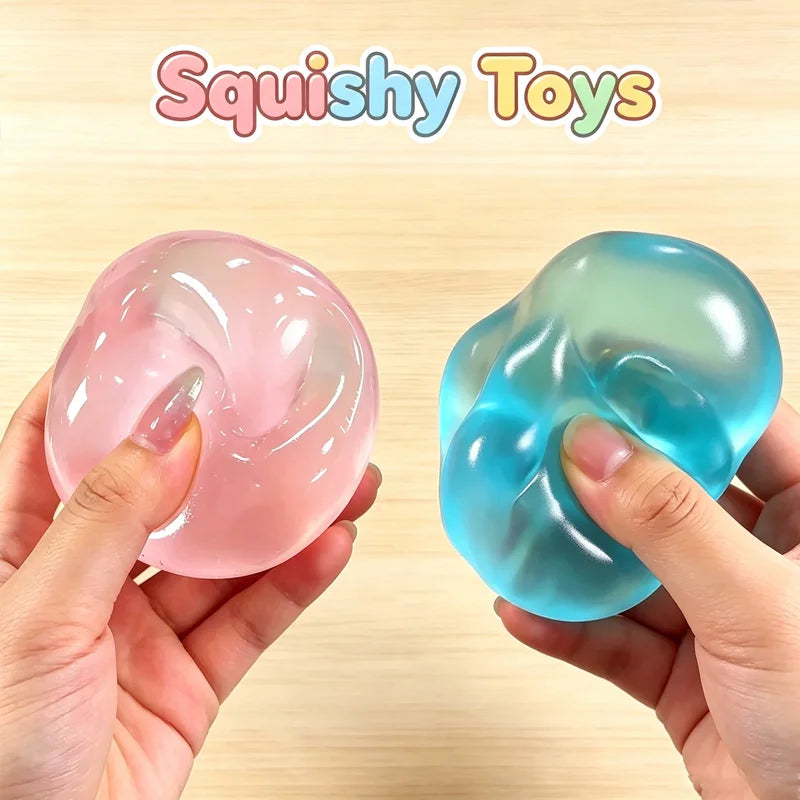 Squishy Toys Anti Stress  Sensory Fidgets Toy Soft Simulated Transparent Slow-rebound Sensory Fidgets Stress Relief Gifts New