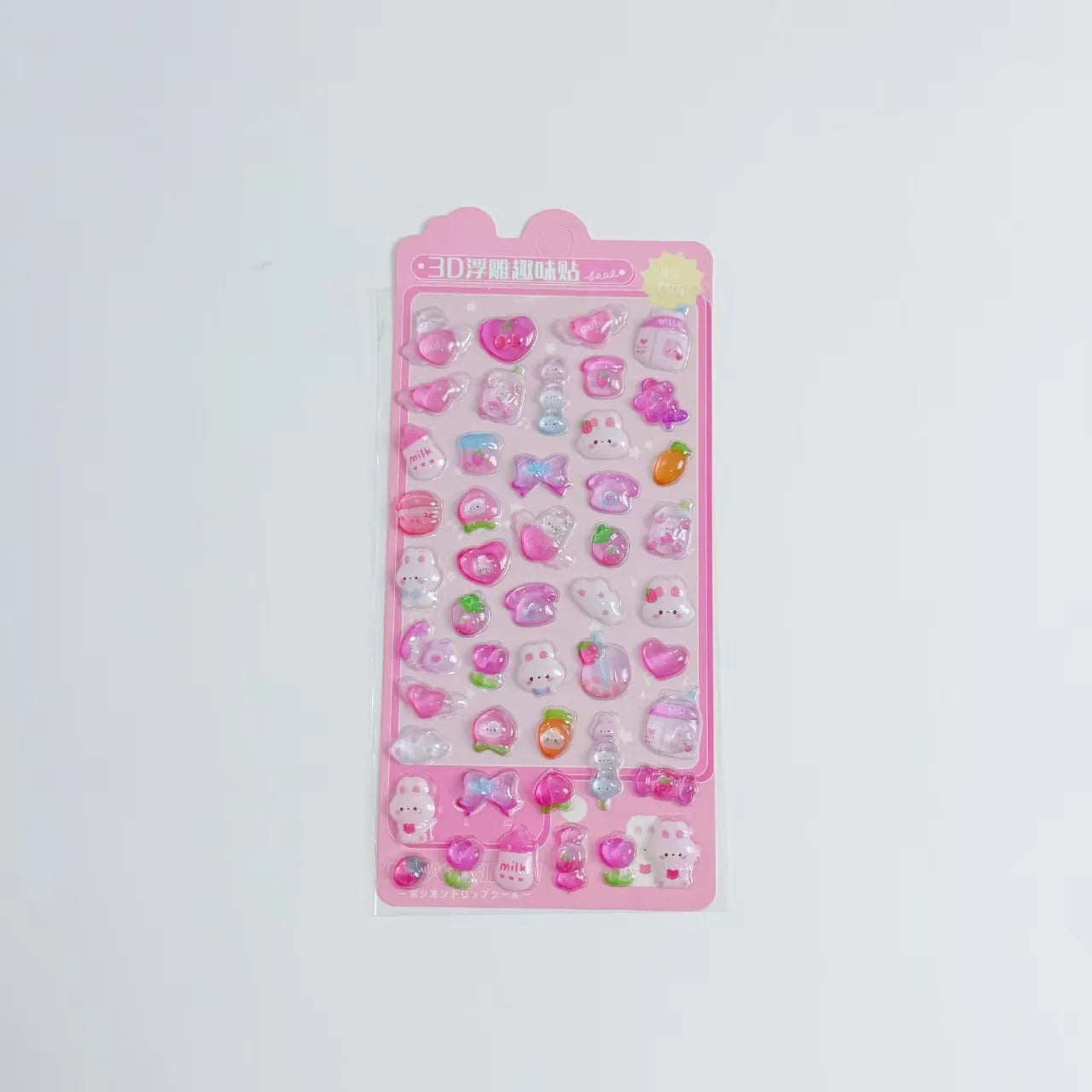 Squishy Butt 3D Stickers Cute Cartoon Bear Rabbit Pinch Decompression Toy For Scrapbooking Journal Phone Case DIY Decor