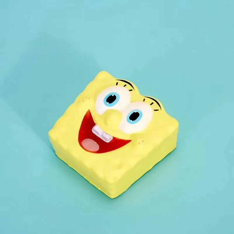Squishy Toys SpongeBo SquarePants Squeeze Fidget Toys Kawaii Soft Patrick Star Relief Stress Toys Cartoon Slow Rising Gift