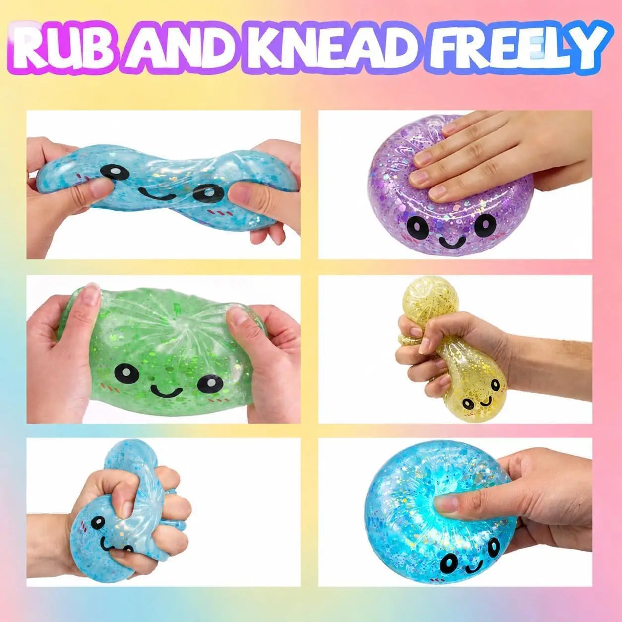 2026 Luminous Dumpling Squishy Glow In The Dark Fake Food Slow Rising Squeeze Anti Stress Portable Desk Gadget Novelty Prop