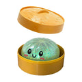 Popular Glitter Dumpling Squishy with Box Dumplings Sensory Squeeze Toy for Stress Relief Random Color