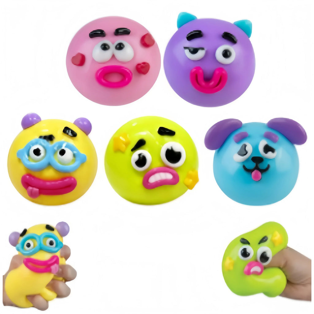 NEW Smushers Squishy, Curiosities Dog Face Swap Squishy Toy, Soft Moldable Cute Slow Rise Squeeze Toy, DIY Toys, Relaxing Sensor