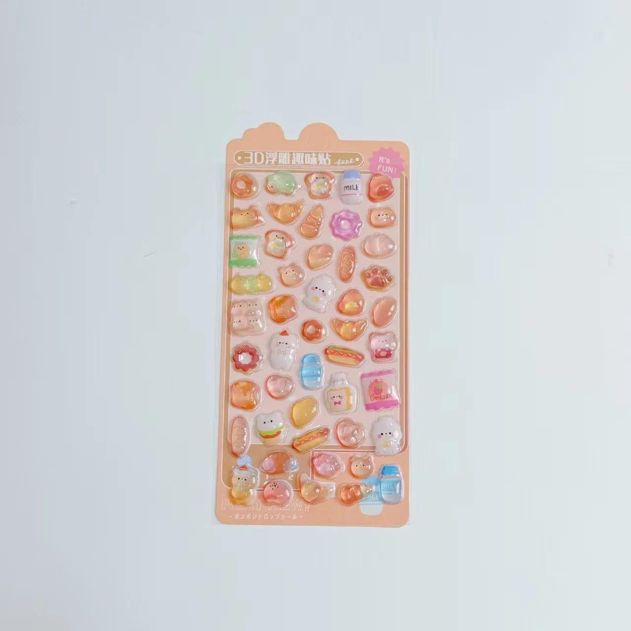 Squishy Butt 3D Stickers Cute Cartoon Bear Rabbit Pinch Decompression Toy For Scrapbooking Journal Phone Case DIY Decor