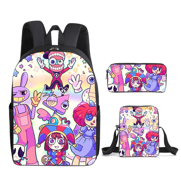 Anime Student Backpack Set