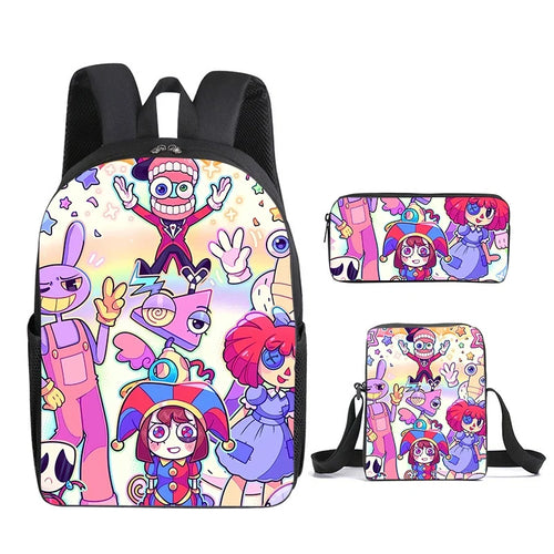 Anime Student Backpack Set